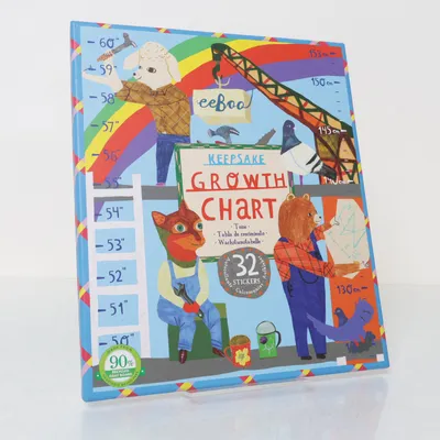 Groeimeter (Blauw, Meerkleurig) van Eeboo