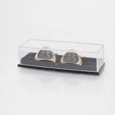 Cufflinks (Gold, Black) from Paramount Unknown metal