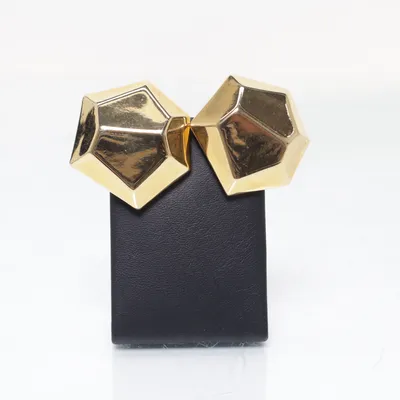 Clipoorbellen (Vintage Ohrclips aus den 60er Jahren) van Georges Rech Onbekend materiaal, Messing