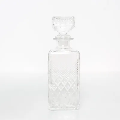 Spritflaska (Transparent, Vit)