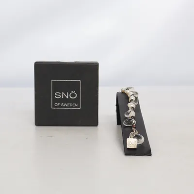 Armbånd (Hvid, Sølv, Flerfarvet) fra Snö of Sweden Ukendt metal