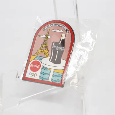 Pin (Rød, Flerfarvet) fra Coca Cola Ukendt metal