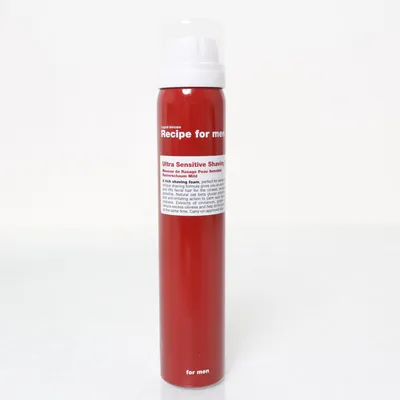 Scheerschuim (ultra sensitive shaving foam) van Recipe for Men
