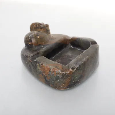 Askfat (Grön, Flerfärgad)