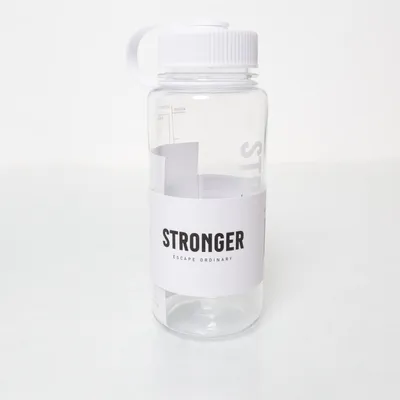 Vattenflaska (Transparent, Vit) från Stronger