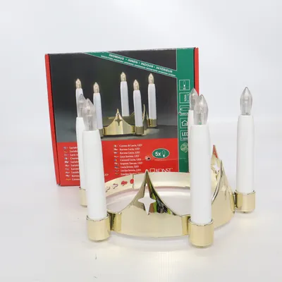 Elektrisk adventsljusstake (Lucia Crown) från Konst Smide