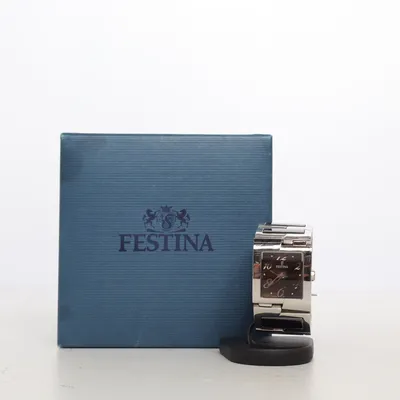 Armbandsur (Silverfärgad, Svart) från Festina