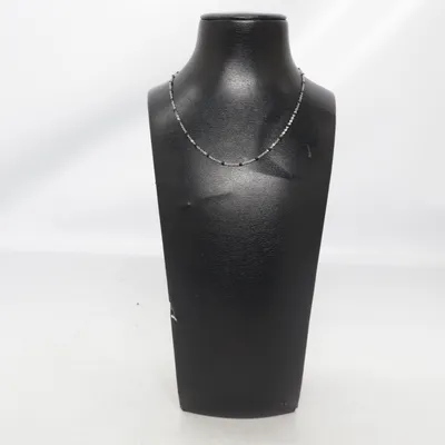 Ketting (Zilver, Zwart) van Steel Onbekend materiaal