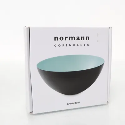 Schaal (Zwart, Turquoise) van Normann Copenhagen