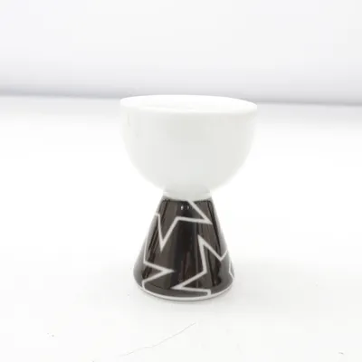 Egg cup (Black, White) from Goebel