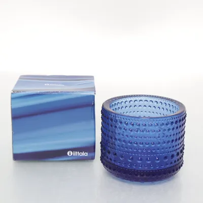 Candle holder (Blue) from Iittala
