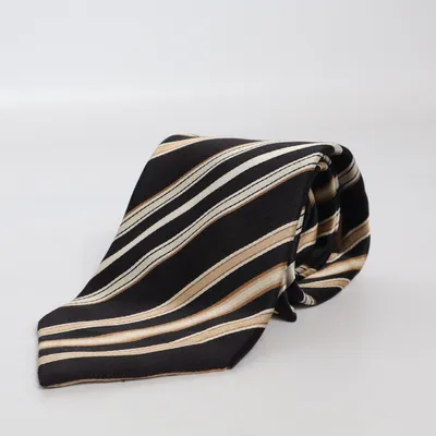 Cravate (Noir, Beige, Blanc) de Monti