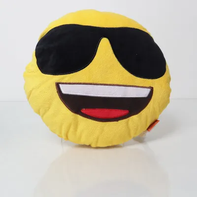 Prydnadskudde (Gul) från Emoji Polyester