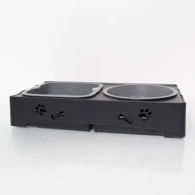 Matskål (Svart, Grå)