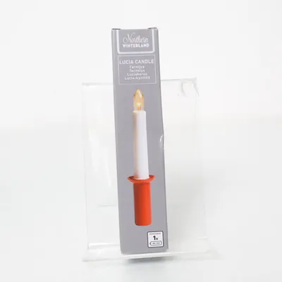 LED candle (White, Red) from Northern Winterland