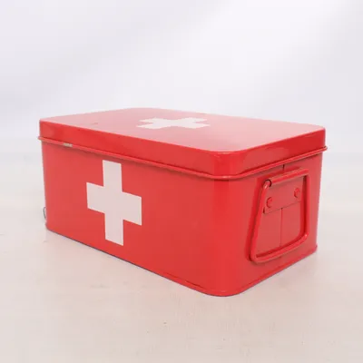 EHBO-doos (Rood, Wit)