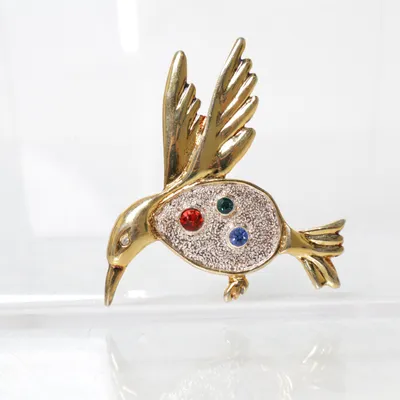 Brosch (Vogel, Kolibri) Okänd metall