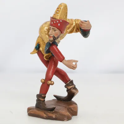 Figurine en porcelaine (Or, Rouge, Multicolore)