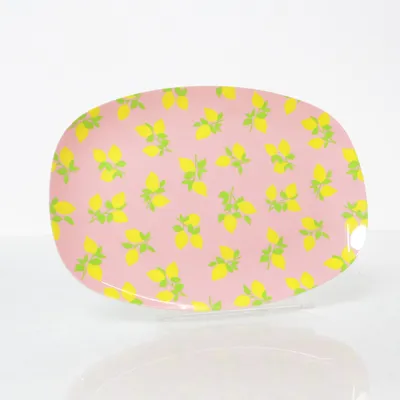 Bricka (Rosa, Gul, Grön) från Rice