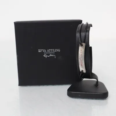 Armband (Svart, Silverfärgad) från Efva Attling Okänd metall