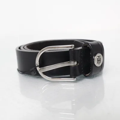 Belt (Black) from Tommy Hilfiger Leather