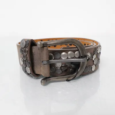 Bälte (Brun, Silverfärgad)