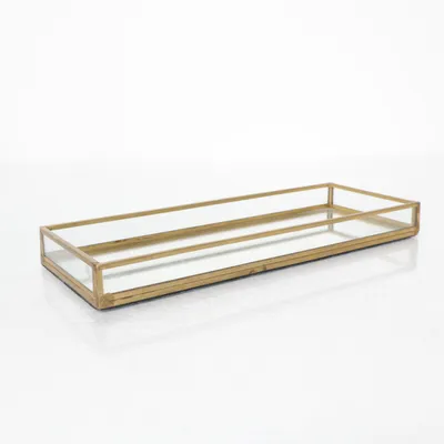 Bathroom shelf (Gold) from H&M Home Brass