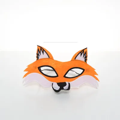 Maskerade masker (Orange, Hvid, Sort)