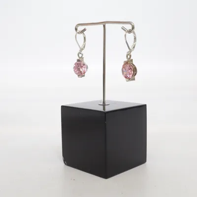 Örhängen (Rosa, Silverfärgad) Silver