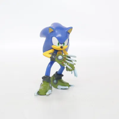 Leksaksfigur (Blå, Grön, Gul) från sonic the hedgehog