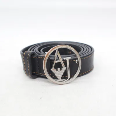 Ceinture (Noir) de Armani Jeans Cuir