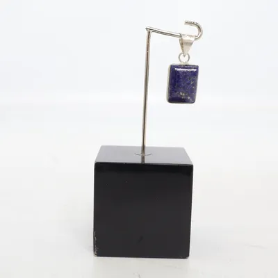 Pendant (Blue, Silver) from Lapis Lazuli Silver