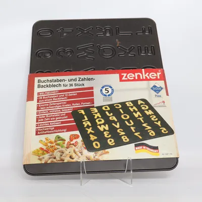 Bageform (Buchstaben- Und Zahlen-Backblech) fra Zenker