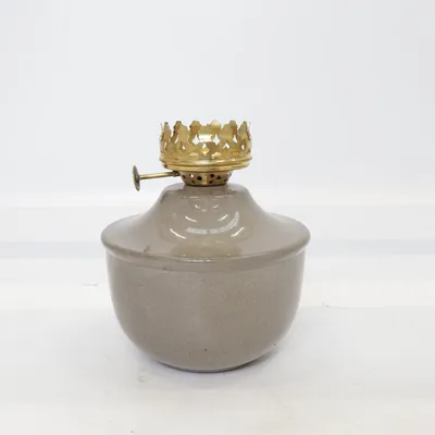 Oil lamp (Gray, Gold)