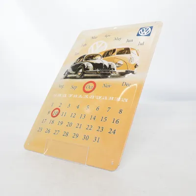 Eeuwigdurende kalender (Beige, Meerkleurig)
