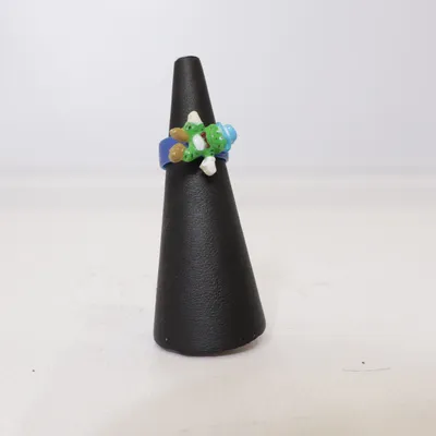 Bague (Bleu, Multicolore) Métal inconnu