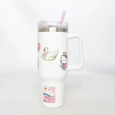 Thermos mug (White, Multicolored) from Sanrio