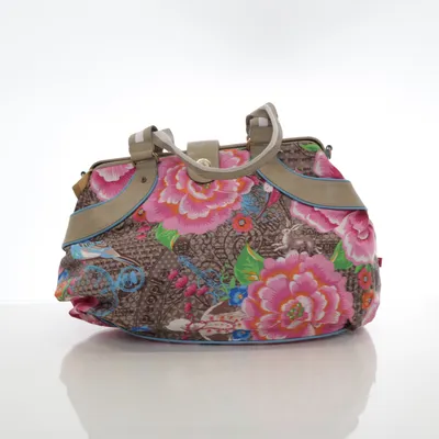 Canvas bag (Brown, Pink, Multicolored) from Pip Studio