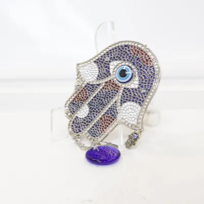 Kroppssmycke (Blå, Vit, Röd) Okänd metall