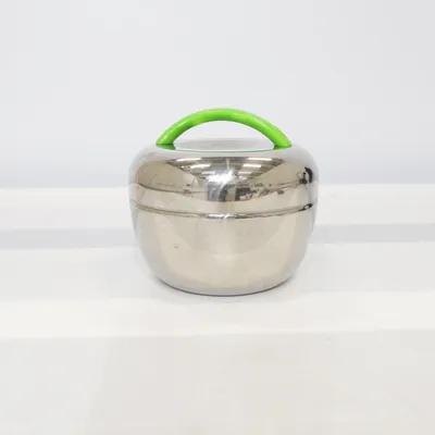 Food thermos (Silver, Green)
