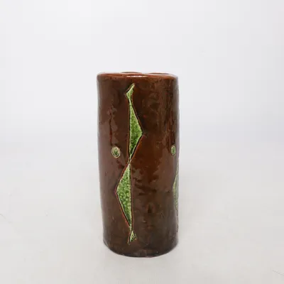 Vase (Brun, Grøn)