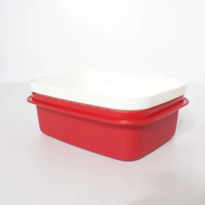 Skål (Röd, Vit) från Tupperware