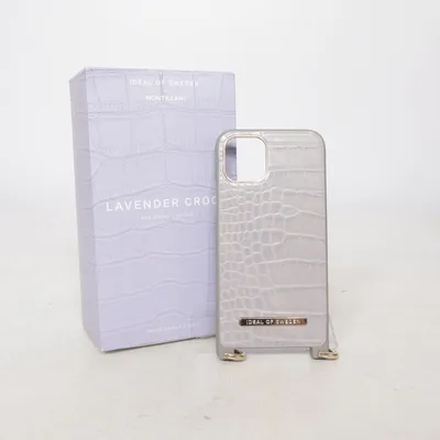 Telefoonhoesje (Lavender Croco) van iDeal of Sweden