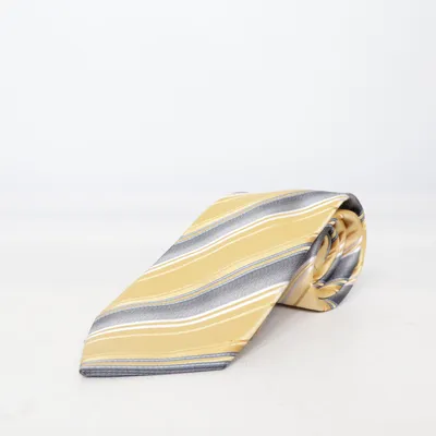 Tie (Beige, Blue) from Geoffrey Beene Silk