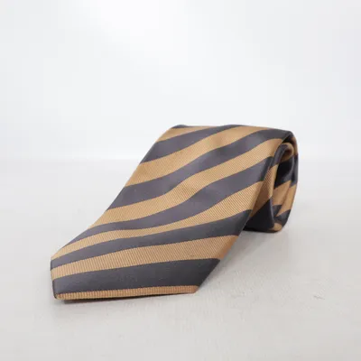Stropdas (Bruin, Blauw) van Gilberto Zijde