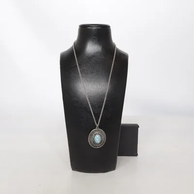 Ketting (Zilver, Turquoise) Onbekend materiaal