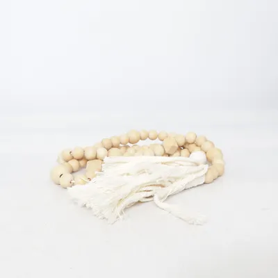 Curtain tieback (Beige, White)