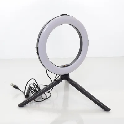 Kameralampa (Svart, Vit)