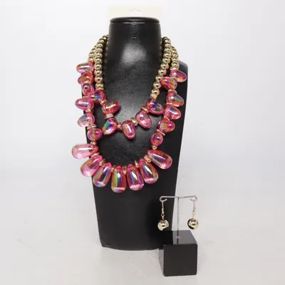 Halsband (Rosa, Guldfärgad) från Unique Okänd metall
