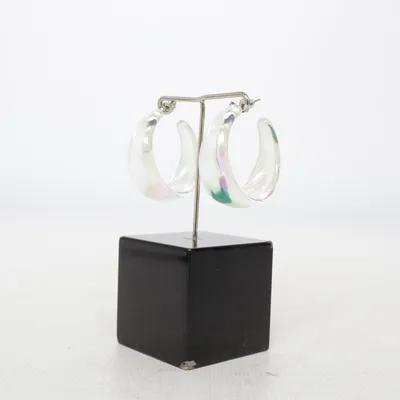 Øreringe (Transparent) Ukendt metal
